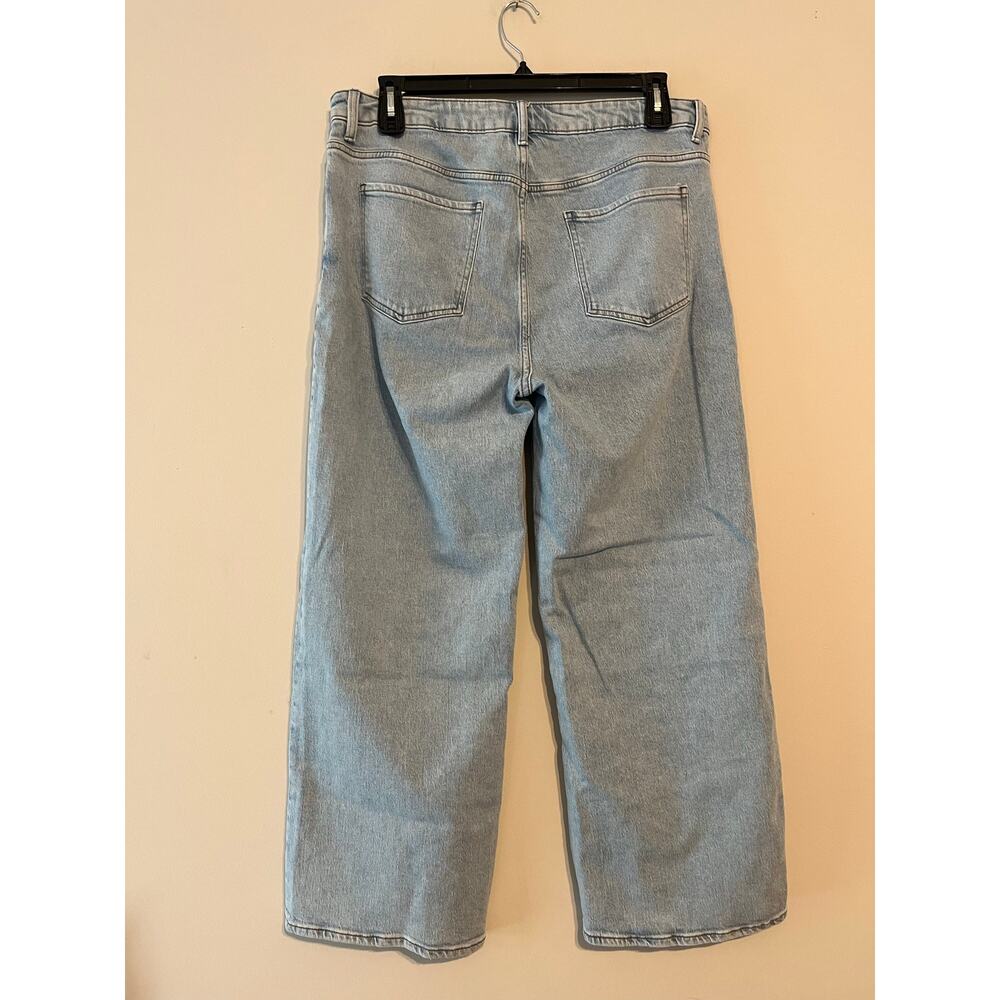 Quince Bella Stretch Relaxed Straight Jeans in Cool Blue Size 33 - Picture 9 of 12